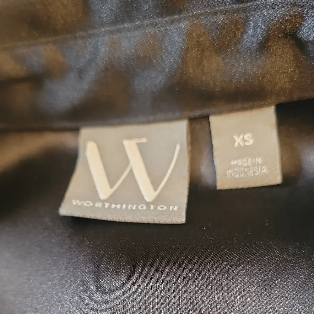 Sophisticated Black Satin Wrap Dress - Picture 2 of 9